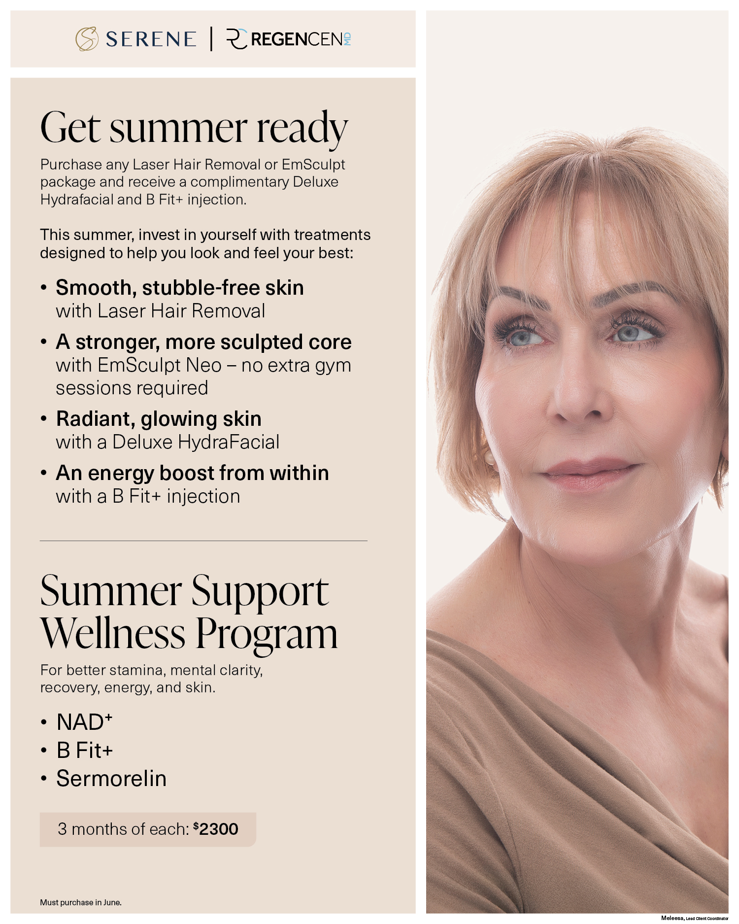 Serene June specials